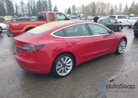 2019 Tesla Model 3 Long Range/Performance z USA, uszkodzony, nr VIN 5YJ3E1EB6KF194469
